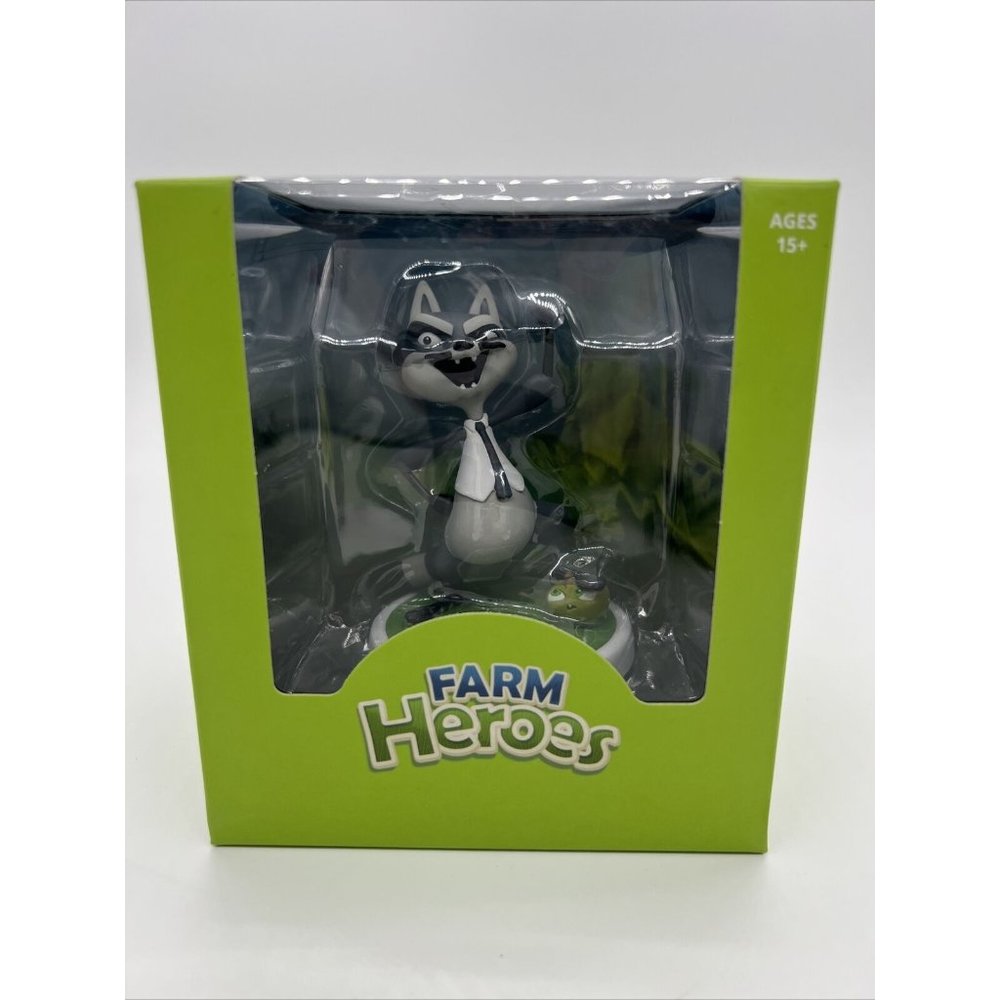 Farm Heroes King K-RNCD Rancid the Racoon Figure